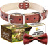 ADITYNA Heavy-Duty Premium Leather Dog Collar for Extra-Large Dogs, Padded with Soft Genuine Leather
