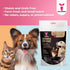 5 oz SavvyBeast Dehydrated Beef Heart for Dog Treats Single Ingredient, Air-Dried Organ Meat Rich in Taurine