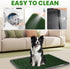 4-Layer 35.4"x23.6") FURWAY Dog Grass Pad with Tray Artificial Grass Puppy Pee Pad for Dogs, Reusable Training Potty