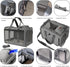 HSC PET Grey Cat Carriers Soft Small Dogs Carrier Airline Approved,Soft-Sided Pets Carrier with Large Pockets,Active