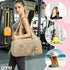ATTUY Gym Bag for Women, Yoga Mat Bag with Shoe Compartment and Wet Pocket, Sport Yoga Gym Bag with Yoga Strap