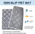 Dog Crate Mat - Ultra Soft Bed Mat for Sleeping with Anti-Slip Bottom, Washable Kennel Pad for Large Medium Small Dogs,