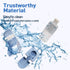 Rabbit Water Bottle Suspension Dispenser for Mini Pet Bunny, Guinea Pig, Chinchilla, 500ml BPA Free (Blue)