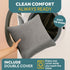 JOTADE 35 lbs Dog Car Seat for Small & Medium Dogs Washable & Reversible Pet Travel Booster Seat, Double Safety