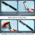 5 Pieces Razor Comb for Dog Grooming, Manual Hair Trimmer Comb with 25 Extra Blades