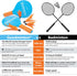 VIAHART Goodminton - The World's Easiest Paddle Game Set for Indoor Outdoor Fun for Boys, Girls, and All Ages