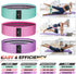 Resistance Bands, 5 Set Exercise Workout Bands for Women and Men, Booty Legs Pilates Flexbands