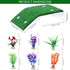 2 Pcs Medium Turtle Basking Platform Ramp with 6 Pcs Artificial Plastic Aquarium Plants for Small Reptile