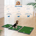 20"x25" FluffyDream Dog Grass Pad with Tray, Artificial Grass for Dogs Potty Strong Absorbency Dog Grass Pad with Tray