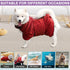 Gimilife Dog Towel, Dog Bathrobe Pet Grooming Towel Drying Coat Robes for After Bath Collection Absorbent Microfiber