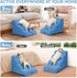 16" H-20 H,3-Step Chair,4-Step (Blue-16H, 3) Zerbuger Dog Ramp and Stair for Bed Cat Stair for Sofa and Dog Ramp