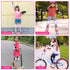 Knee Pads for Kids Girls Protective Gear Set, Adjustable Knee and Elbow Pads with Wrist Guard for 3-8 Years