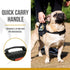 OneTigris Tactical Puppy Harness with Handle, Military Vest for Small Dogs, Easy Control Training Walking Outdoor.
