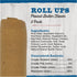 Best Bully Sticks Roll Ups, All-Natural Peanut Butter Flavor Dog Chew, 7 Inch, 4-Pack for Small Breeds