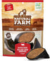 Natural Farm Bacon & Cheese Flavor Filled Cow Hooves for Dogs, 4-Pack