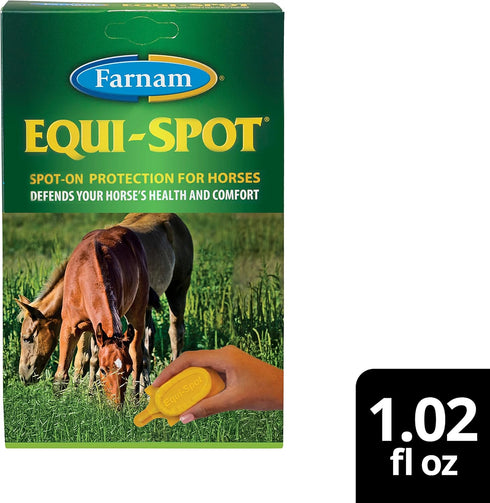 Farnam EQUI-SPOT Spot-on Protection for Horses, 6 Week Supply, 0.34 Fl Oz