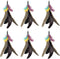 Handmade Natural Feather Cat Toy Dah Bird Refills, Interactive Cat and Kitten Toy, 6 Pack