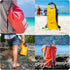 PATIKIL 12L Waterproof Dry Bag, Lightweight Roll Top Bag for Gym, Kayaking, Hiking, Camping, Orange