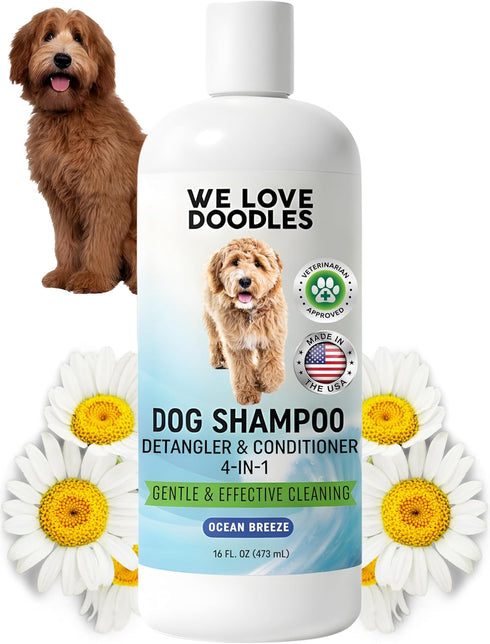 We Love Doodles Dog Shampoo, Conditioner, & Detangler - Shampoo for Dogs,