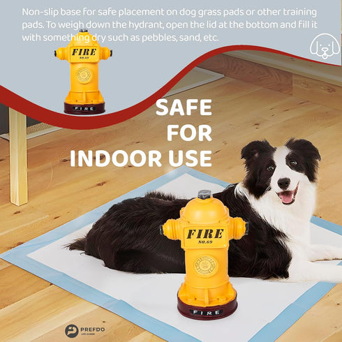 Prefdo Apartment,4.3" 9.4" Potty Training Dog Fire Hydrant, Mini Fire Hydrant for Dogs to Pee On, Resin Puppy Pee Post