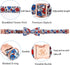 Independence Day Dog Collar with Bowtie, Adjustable Soft Patriotic 4th of July Holiday Gift for Small Dogs