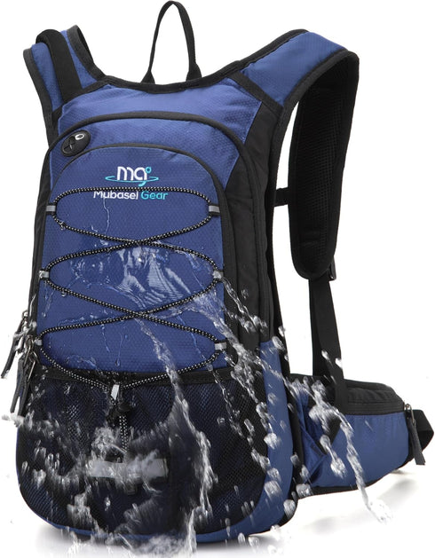 Insulated Hydration Backpack with 2L BPA Free Bladder - Keeps Liquid Cool for Running, Hiking, Cycling, Camping