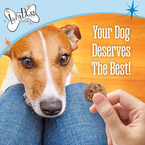 The Lazy Dog Cookie Co. Soft Dog Treats - Mutt Mallows Strawberry Smoochies, Wheat-Free, Baked in USA, 5 oz (Pack of 3)