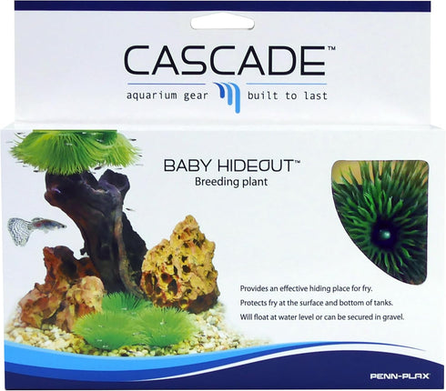 Penn-Plax Fish Breeding Grass, Baby Hideout for Fry, Plastic Aquarium Plants, 2 Pieces