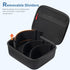 ProCase Large Hard Case for Multiple Ski Goggles, Travel Carrying Snow Goggles Bag Cover with Extra Lens Storage -Black