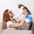 20 Count MICOOYO Disposable Cat Diapers, Cat Diapers for Female Cats with Ultra Stretchy, Puppy Diaper Super Absorbent