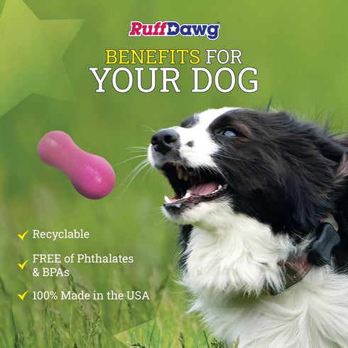 Ruff Dawg Peanut Crunch – Floating, Bouncy Fetch Toy for Medium to Large Dogs, Interactive for Outdoor Play