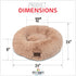 Pet Craft Supply Ultra Plush Calming Anti-Anxiety Pet Bed with Super Soft Comfort Blanket, Great for Medium Small Dogs