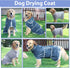 Dog Bathrobe Towel Drying Coat - Super Absorbent Dog Towels Bath Robe for Drying Dogs Large, Soft Adjustable Collar