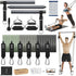 Upgraded Pilates Bar Kit with Resistance Bands for Home Gym, Heavy-Duty Stainless Steel Yoga Stick