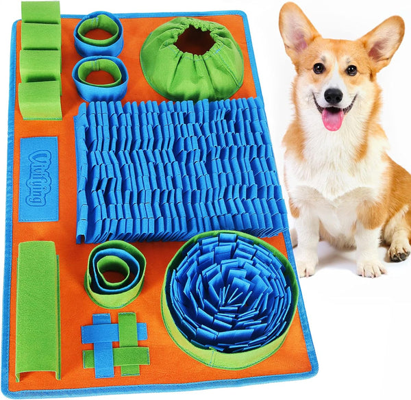 Vivifying Snuffle Mat for Dogs, Interactive Dog Puzzle Toy for Boredom and