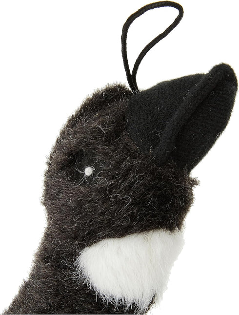 Multipet Canada Goose Migrator Bird Plush Dog Toy, Gray, 16"