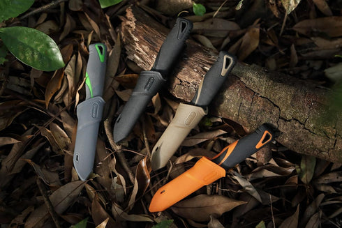 Ganzo G807-BK Fixed Blade Knife, 9CR14 Stainless Steel Blade, Black, Ergonomic Anti-Slip Handle, with Scabbard