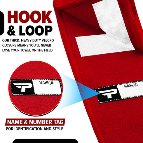 Counts. Every Play Play with Heart. Trust Our Football Towels for Unbeatable Grip & Clear Vision - Lightweight for All