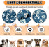 Dog Blankets for Dogs - Large and Medium Soft Fuzzy Washable Blankets, Reversible Print, 41 x 31 inch, Dark Blue