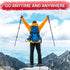 TheFitLife Trekking Poles for Hiking and Walking, Lightweight Aluminum with Natural Cork Grip