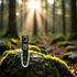Tnyvm Black Carabiner Key Chain Compass Thermometer Metal Camping Outdoor Gadgets Hiking Survival to Multifunctional