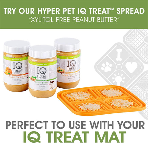Hyper Pet IQ Treat Lick Mat for Dogs, Dog Slow Feeder & Cat Lick Mats, Perfect Dog Licking Mat