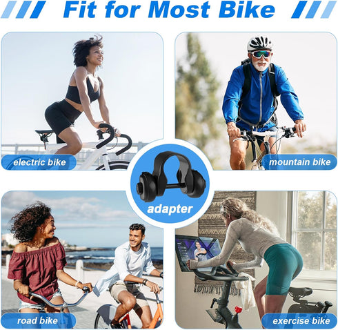 Xmifer Oversized Comfortable Bike Seat, Universal Replacement Bicycle Saddle, Waterproof Leather with Memory Foam