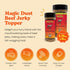 3.5 Wild Meadow Farms - Magic Dust Beef Jerky Topper, Single Protein Pet Food Topper for Dogs and Cats, Enhance Flavor