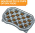 Neater Pet Brands - Neater Slow Feeder Dog Bowl - Fun, Healthy, Stress Free Design Helps Stop Bloat (2.5 Cup, Silver