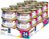 Solid Gold Wet Cat Food Shreds in Gravy, Real Tuna & Shrimp, Grain Free, 24 ct/3 oz Can