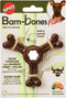 SPOT Bam-bones PLUS Triple Chew Dog Toy - Bamboo Fiber & Nylon, Durable for Aggressive Chewers, 4in, Bison Flavor