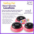 Hunger For Words Talking Pet Next Words Locations - 3 Piece Set of Recordable Speech Buttons for Dog Communication
