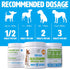 Glucosamine for Dogs with Chondroitin and MSM - 120 Chewable Tablet Treats for Dog Mobility Support and Arthritis Pain
