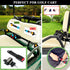 AIWEILUCK 42" Golf Cart Retractable Seat Belts with Belt Bracket Kit for Yamaha Club Car DS Precedent EZGO TXT RXV